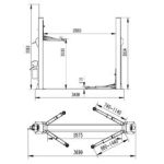 Grayzer 4 Ton Tam Otomatik Hidrolik Lift - görsel 4