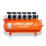 Grayzer GPA1500x6 500 lt Sessiz ve Yağsız Hava Kompresörü 6 Kafa - görsel 3