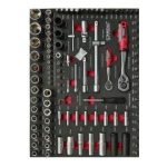 Grayzer GSTH215P 6 Çekmeceli Dolu Takım Arabası 261 Parça (Takımlar Stahlmayer) - görsel 4