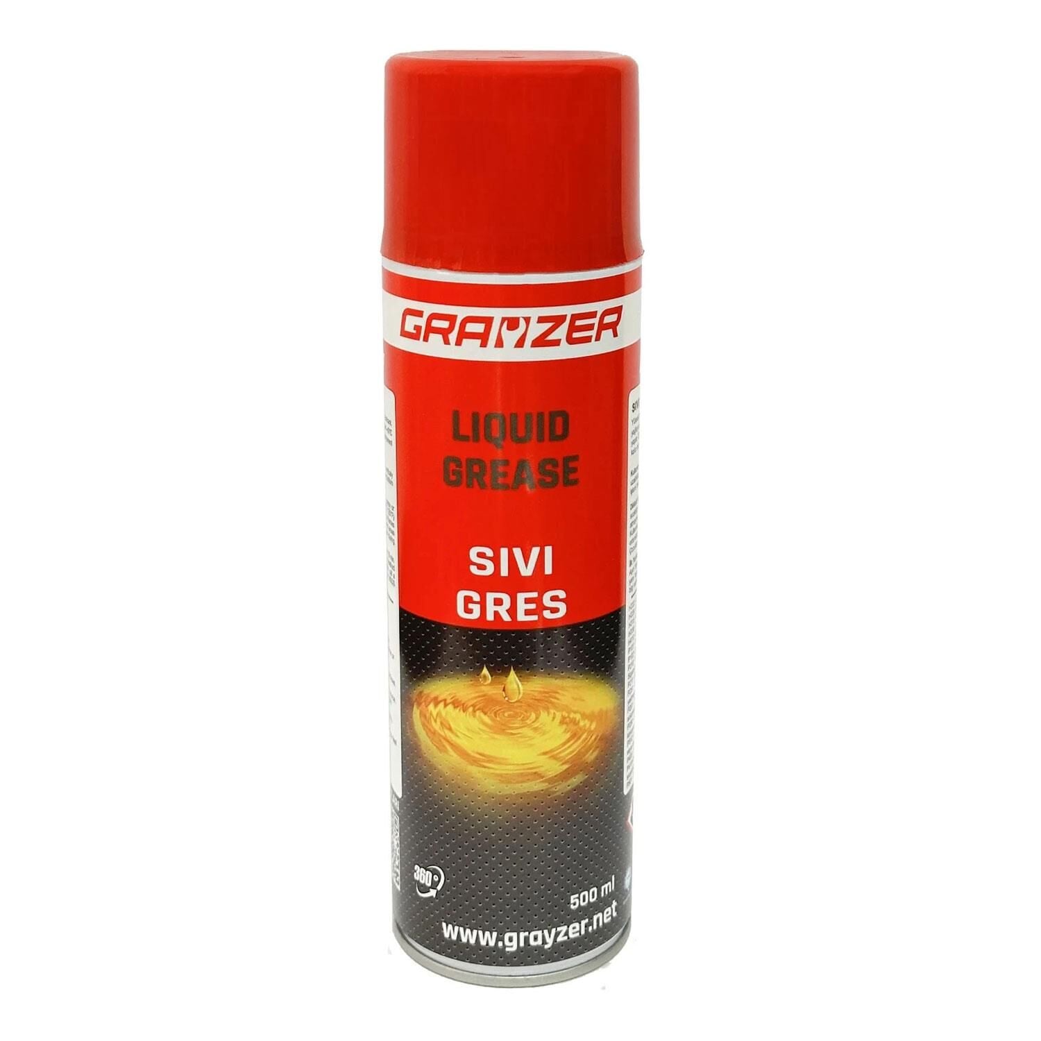 Grayzer Sıvı Gres Yağlama Spreyi 500 ML Grayzer Sıvı Gres Yağlama Spreyi 500 ml