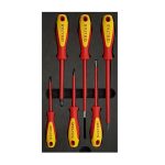 İzeltaş 4140009106 1000V İzoleli Elektrikçi Tornavida Seti (6 Parça)