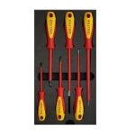 İzeltaş 4140009106 1000V İzoleli Elektrikçi Tornavida Seti (6 Parça) - görsel 3