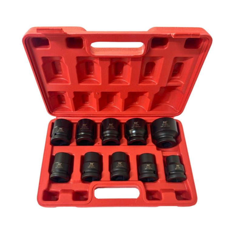 NT Tools NDSET34 3/4 Altı Köşe Lokma Takımı 10 Parça