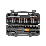 NT Tools NTTASET33 1/4 1-25 Nm Tork Anahtarlı Bits Ve Lokma Seti 33 Parça
