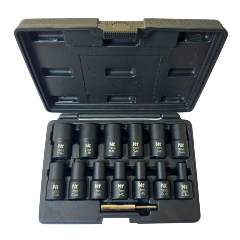 NT Tools NTZSETBS12 1/2 Altı Köşe Yalama Somun Sökme Seti 14 Parça