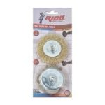 Rico 024-RC0042 Pimli Daire Çelik Tel Fırça 2 Parça - görsel 2
