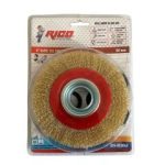 Rico 024-RC0043 Daire Çelik Tel Fırça 150 mm - görsel 3