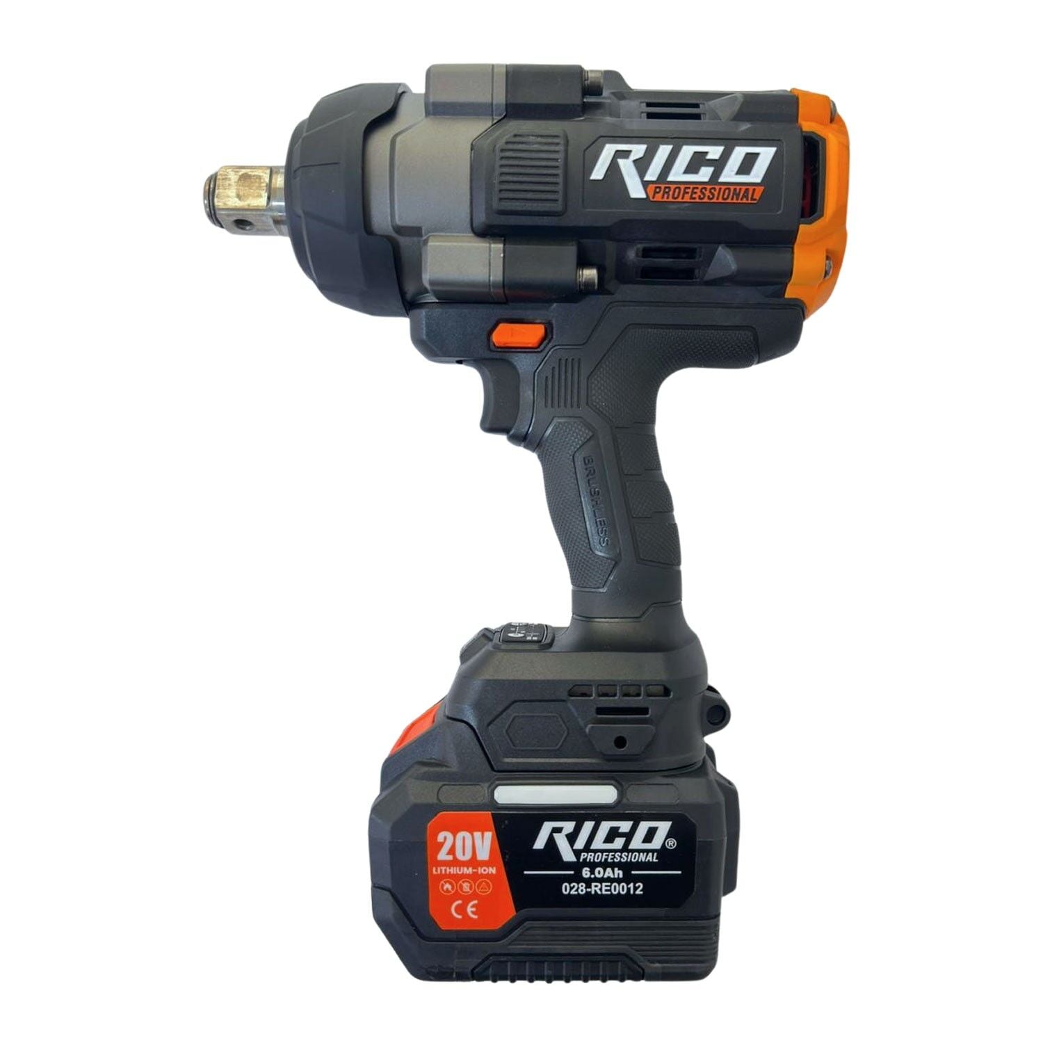 Rico 028-RE0012 3/4 Kömürsüz Çift Akülü Darbeli Somun Sıkma 1600 Nm Rico 028-RE0012 3/4 Kömürsüz Çift Akülü Darbeli Somun Sıkma 1600 Nm