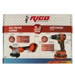 Rico 028-RE0040 Şarjlı Darbeli Matkap Ve Şarjlı Avuç içi Taşlama Seti 4Ah 20V - görsel 5